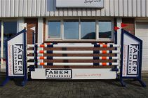 180894 aluminium sponsorhindernis oxer Faber